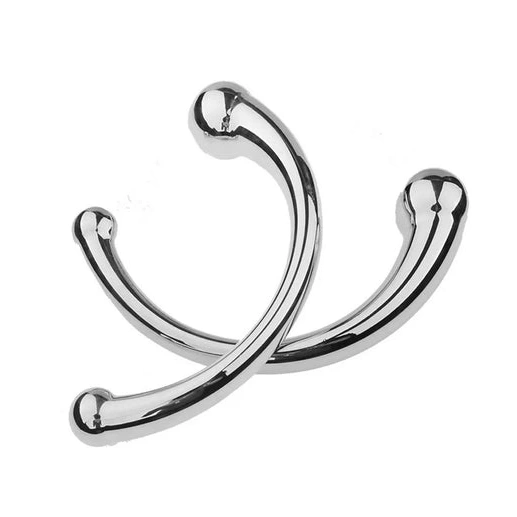 Hook Steel Anal Ended Elegant Stainless 5858 Double 0413
